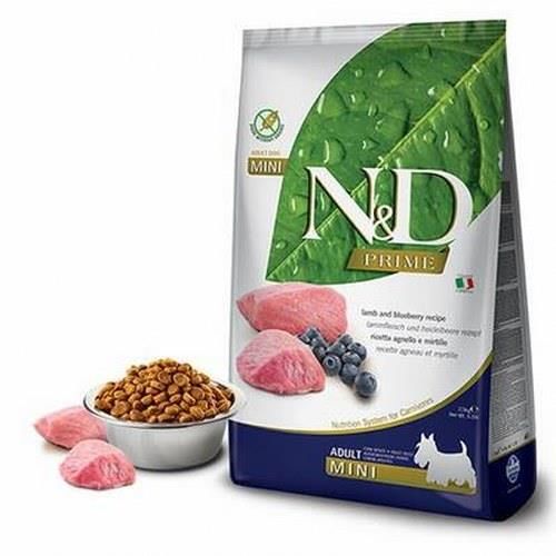 N&D Kuzulu Yaban Mersinli Tahılsız Küçük Irk Köpek Maması 2,5 Kg