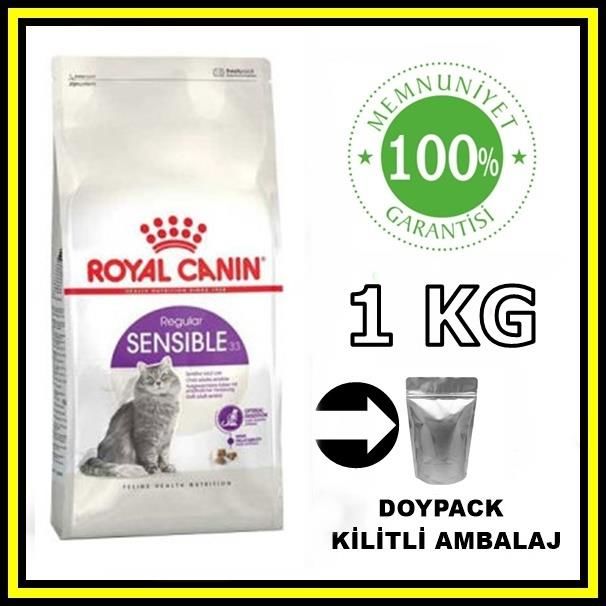 Royal Canin Sensible 33 Sindirim Hassasiyetli Yetişkin Kedi Açık Mama 1 KG
