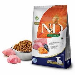 N&D Pumpkin Kuzu&Yaban Mersin Küçük Irk Yavru Köpek Maması 2,5 Kg