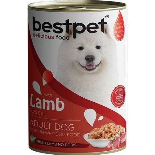 Bestpet Kuzulu Gravy Yetişkin Köpek Konservesi 400 gr