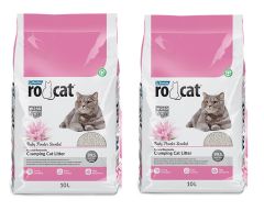 RoCat Kedi Kumu 10 LT X 2 ADET Bebek Pudrası Kokulu
