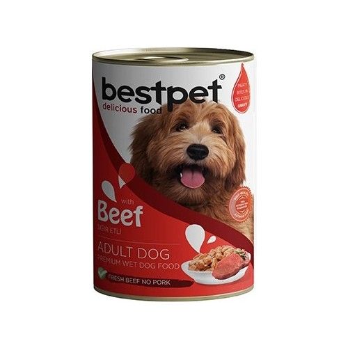 Bestpet Sığır Etli Jöleli Yetişkin Köpek Konservesi 400 gr