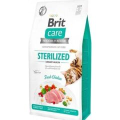 Brit Care Sterilised Urinary Tahılsız Kısırlaştırılmış Tavuklu Yetişkin Kedi Maması 7 KG