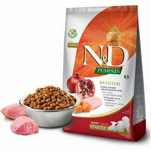 N&D Starter Tavuk Etli Bal Kabaklı ve Narlı Tüm Irklar için Tahılsız Yavru Köpek Maması 2,5 Kg
