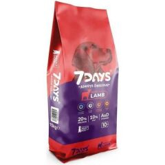 7 Days Kuzu Etli Yetişkin Köpek Maması 10 kg