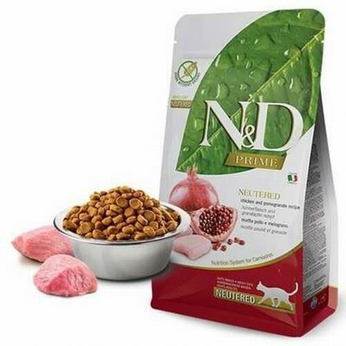N&D Tahılsız Tavuklu Narlı Kısırlaştırılmış Kedi Maması 1,5 Kg