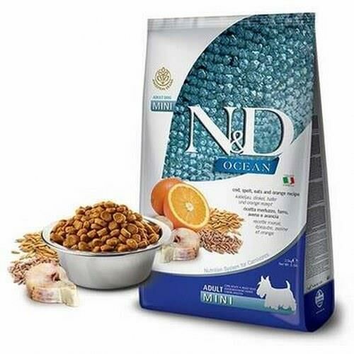 N&D Low Morina Balık & Portakal Küçük Irk Köpek Maması 2,5 Kg