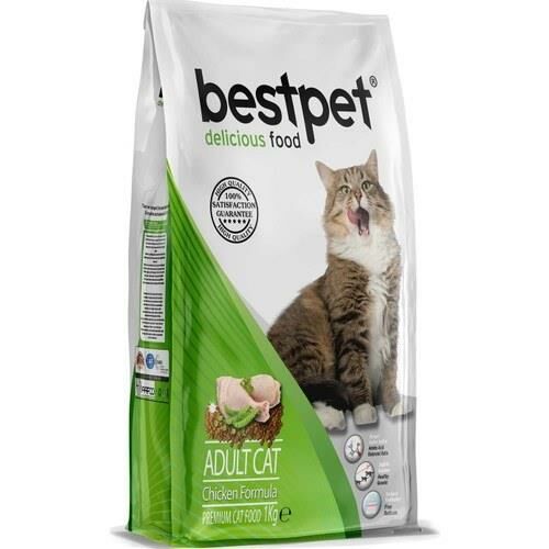 BestPet Tavuk Etli ve Pirinçli Yetişkin Kedi Maması 1kg