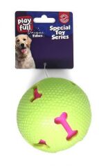 Playfull Zilli Plastik Top Köpek Oyuncağı 7,5 Cm 4Lü