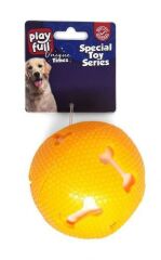 Playfull Zilli Plastik Top Köpek Oyuncağı 7,5 Cm 4Lü