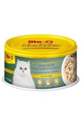 Me-o Delite Tahılsız Jöle Içinde Ton Balıklı Ve Sebzeli Yetişkin Kedi Konservesi 80 gr