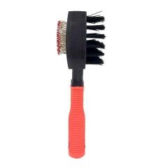 NUNBELL PLASTİK SAPLI ÇİFT TARAFLI KEDİ VE KÖPEK TARAK