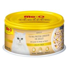 Me-O Delite Ton Balık ve Peynirli Tahılsız Jelly Yetişkin Kedi Maması 80 G