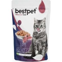 Bestpet Adult Jelly Pouch Kuzulu Kedi Maması 85 gr
