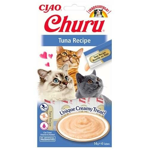 CIAO CHURU CREAM TON BALIKLI KEDİ KREMASI 4X 14GR