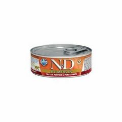 N&D Balkabağı Tavuk Nar Yetişkin Kedi Konservesi 6x80 Gr