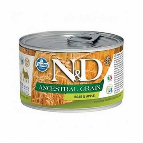 N&D Low Grain Yaban Domuzu Elma Yetişkin Köpek Konservesi 140 Gr