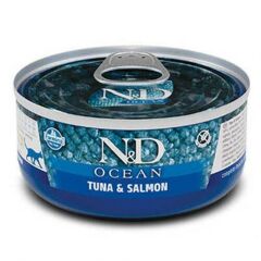 N&D Ocean Tuna ve Somonlu Yetişkin Kedi Konservesi 6x70 Gr