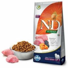 N&D Pumpkin Kuzu ve Yabanmersinli Giant Maxi Köpek Maması 12 Kg