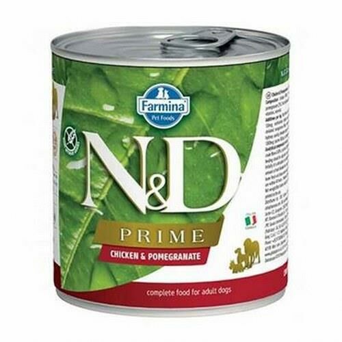 N&D Prime Tavuklu Narlı Yetişkin Köpek Konservesi 6x285 Gr