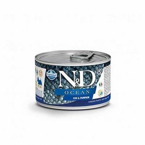 N&D Ocean Morina Balığı Balkabağı Yetişkin Köpek Konserve 140 Gr