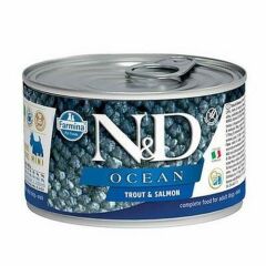 N&D Ocean Alabalık ve Somonlu Yetişkin Köpek Konservesi 140 Gr
