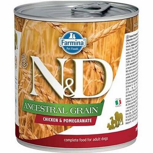 N&D Low Grain Tavuklu Narlı Yetişkin Köpek Konserversi 285 Gr