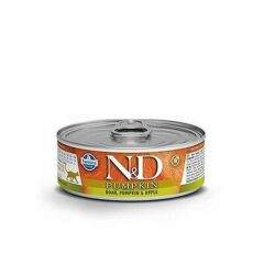 N&D Balkabağı Yaban Domuzu Elma Yetişkin Kedi Konservesi 80 Gr