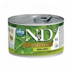 N&D Prime Yaban Domuz Elmalı Yetişkin Köpek Konservesi 6x140 Gr