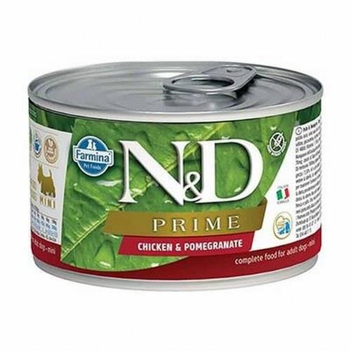 N&D Prime Tavuk Nar Yetişkin Köpek Konservesi 6x140 Gr