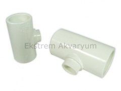 Royal Exclusiv - PVC T-Piece 32/32/16 mm White