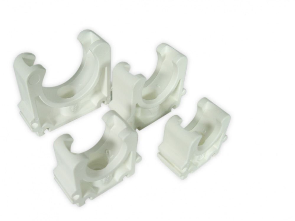 Royal Exclusiv - PVC Pipe Clamp 20 mm White