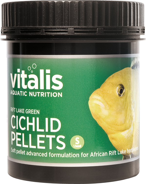 Vitalis - Rift Lake Cichlid Pellets Green 120 gr Small 1.5 mm