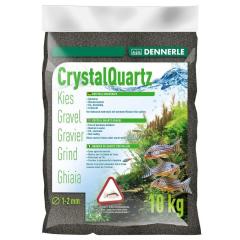 Dennerle - Crystal Quartz Gravel Diamond Black 10 kg