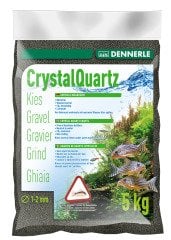 Dennerle - Crystal Quartz Gravel Diamond Black 5 kg
