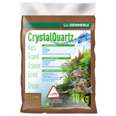 Dennerle - Crystal Quartz Gravel Light Brown 10 kg