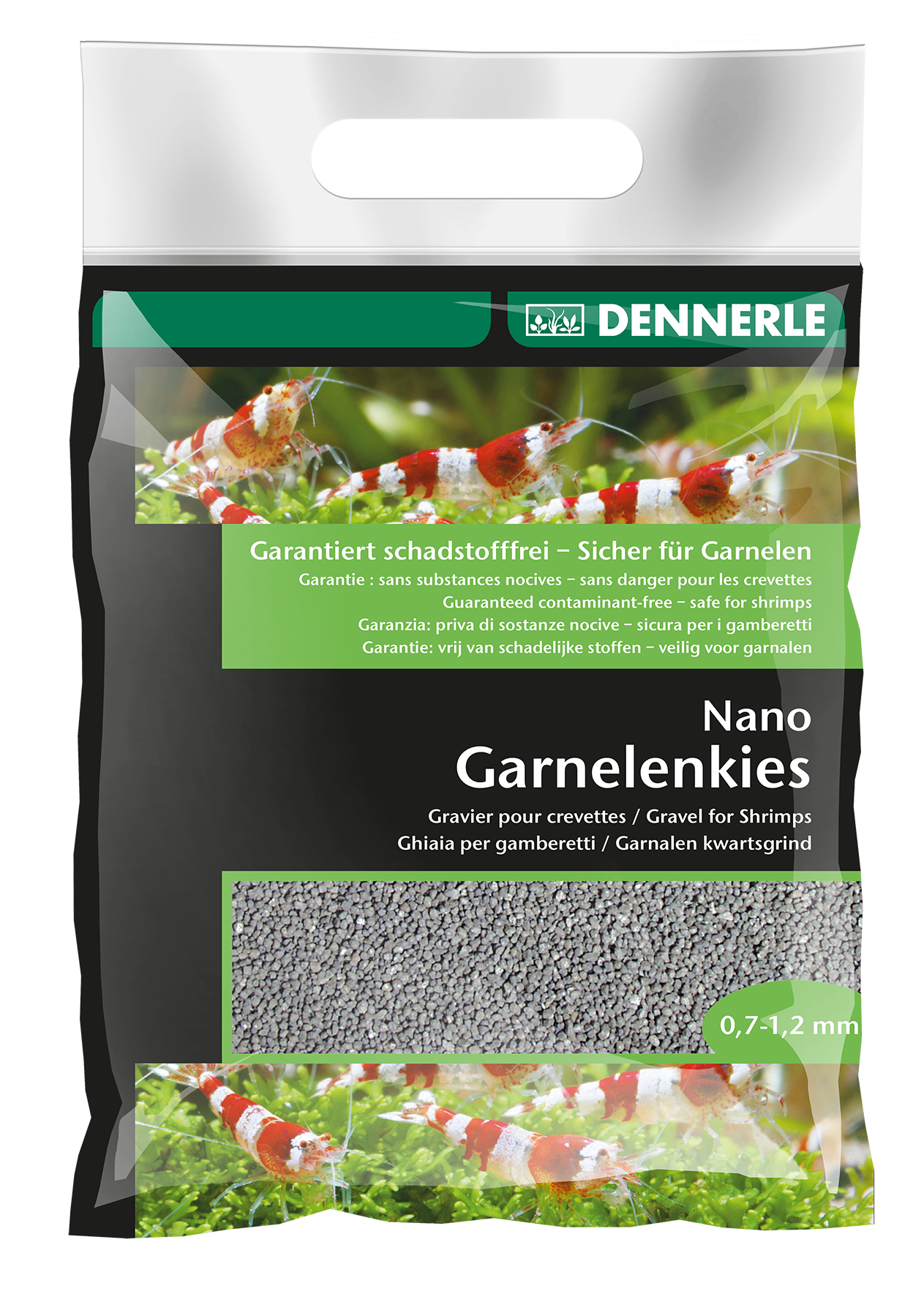 Dennerle - Nano Shrimp Gravel Arkansas Grey 2 kg