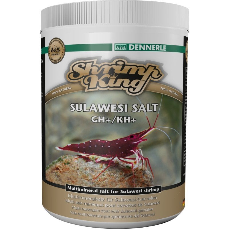 Dennerle - ShrimpKing Sulawesi Salt GH+/KH+ 1000 gr