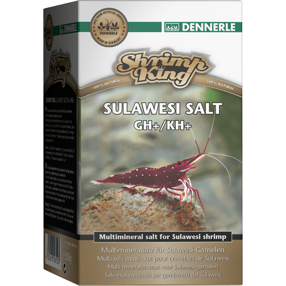 Dennerle - ShrimpKing Sulawesi Salt GH+/KH+ 200 gr