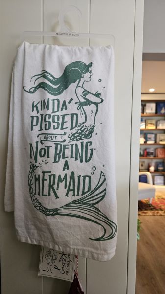 Baskılı Kurulama Bezi (KINDA' PISSED ABOUT NOT BEING A MERMAID)
