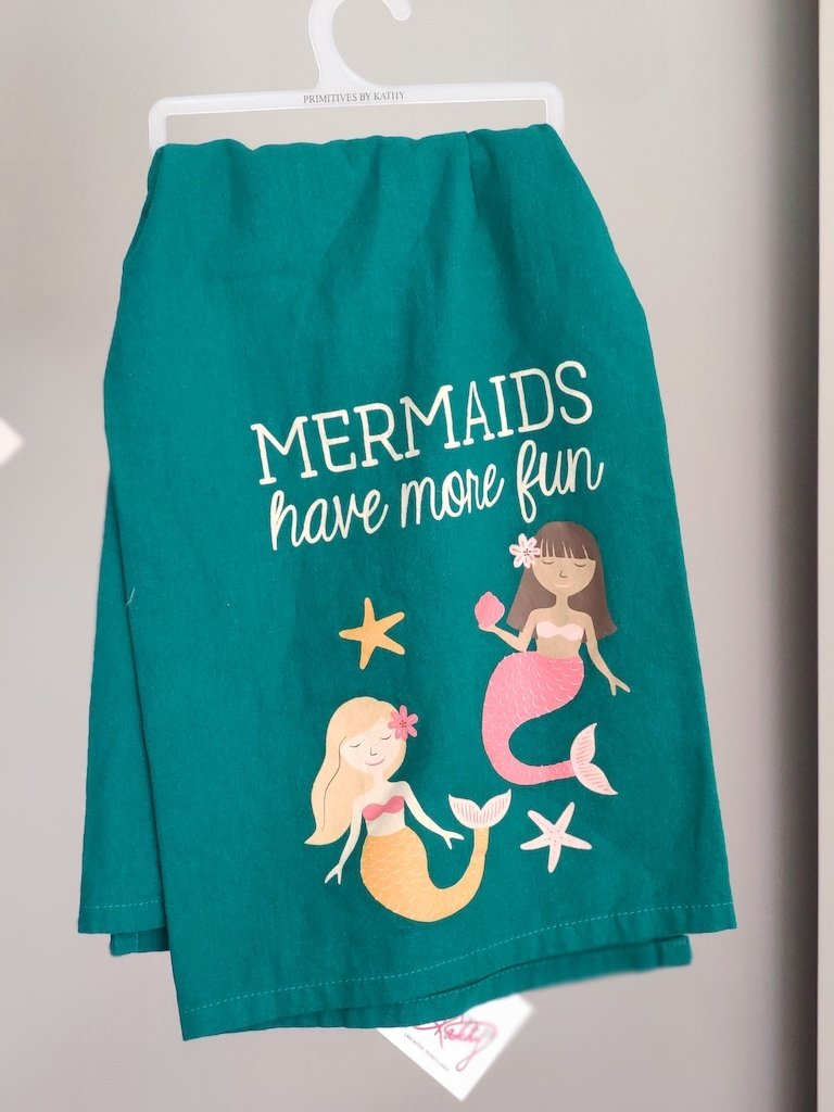İşlemeli Kurulama Bezi (Mermaids Have More Fun)