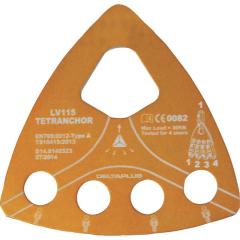 TETRANCHOR LV115 LV115_ TEÇHİZAT LEVHASI - ÇOKLU ANKRAJ NOKTALARI İÇİN SİSTEM - 4 DELİKLİ