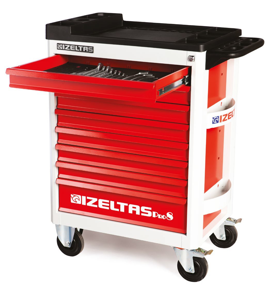 PRO SERİSİ TAKIM DOLAB 7 ÇEKMECELİ GRİ GÖVDE - GRİ ÇEKMECE