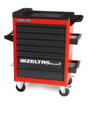 GARAJ SERİSİ TAKIM DOLABI 7 ÇEKMECELİ KIRMIZI ( DOLU -139 )