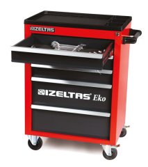 EKO SERİSİ TAKIM DOLABI 7 ÇEKMECELİ KIRMIZI (DOLU - 93 -)