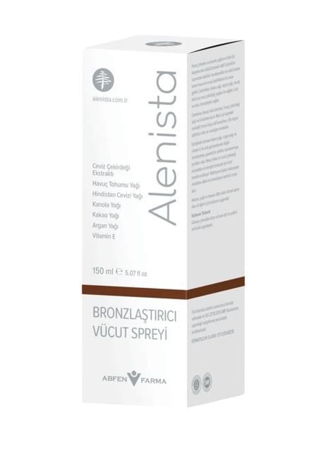 Alenista Bronzlaştırıcı Vücut Spreyi 150ML