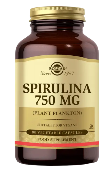 Solgar Spirulina 750mg 80 Tablet