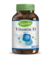 Voonka Vitamin D İçeren Takviye Edici Gıda 102 Kapsül