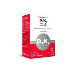 Imuneks Farma D3 K2 Takviye Edici Gıda Damla 30ml