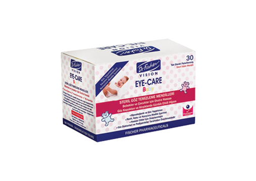 Dr.Fischer Eye-Care 30 Yaprak Bebek Göz Temizleme Mendili